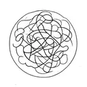 enso circle tattoo design idea