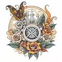 create me a tattoo with the name Norman tattoo design idea