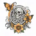 create me a tattoo with the name Norman tattoo design idea