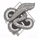 sword for middle of chest tattoo design idea