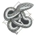 sword for middle of chest tattoo design idea