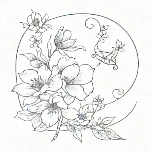 design me a small tattoo with Isaiah 41:10 and flowers tattoo design idea
