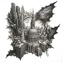 gotham City  tattoo design idea