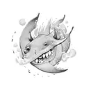 stingray kanagawa tattoo design idea