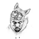 kanye tattoo design idea