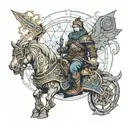 stormlight archive brigde four windrunner tattoo design idea