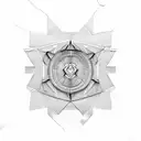 3D tattoo design idea