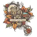 where the sidewalk ends and the road begins  tattoo design idea