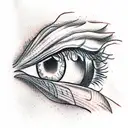 hate love tattoo design idea