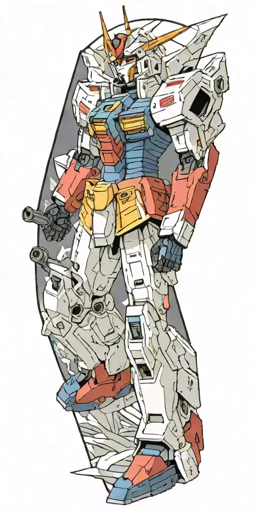 gundam tattoo design idea