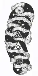 alchemy signs  tattoo design idea