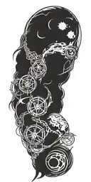 full metal alchemist alchemy circle tattoo design idea