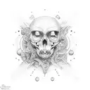 dead in space tattoo design idea