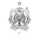 dead in space tattoo design idea