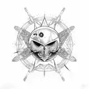 dead in space tattoo design idea