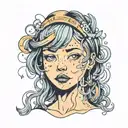 something connected with uncertainty, feeling of isolation and loneliness, but with hope for happiness in the future and tattoo design idea