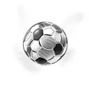 A soccer ball morphing into a globe, representing the universal love for the sport tattoo design idea