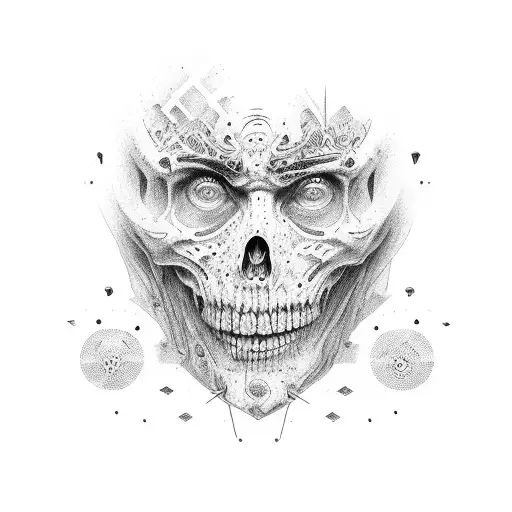 fear no man tattoo design idea