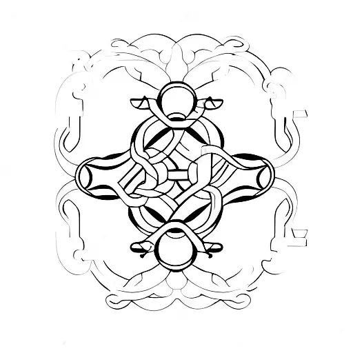 torii gate tattoo design idea