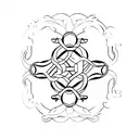 torii gate tattoo design idea