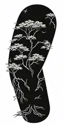 exercise symbolizing life tree tattoo design idea
