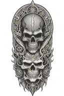 hardwork tattoo design idea