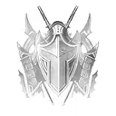 Knight Armor tattoo design idea