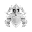 Knight Armor tattoo design idea