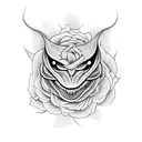 cobra com rosas tattoo design idea