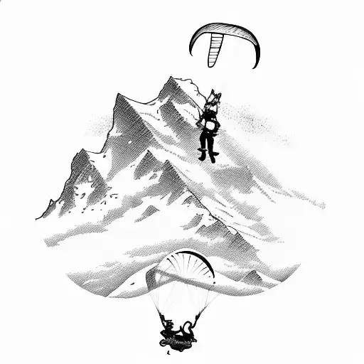mountaineering paragliding snow sking yacht captain anchor underwear diving  tattoo design idea