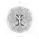 Celtic tree of life with "Robert" "Suzette" "Evan"  tattoo design idea