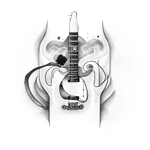 Guitar Tattoo Stock Photos and Pictures - 9,365 Images | Shutterstock