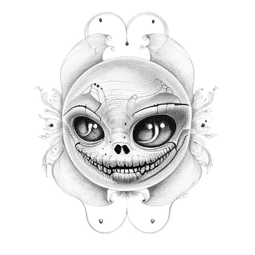 Tim burton tattoo design idea