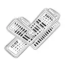 Clapperboard tattoo design idea