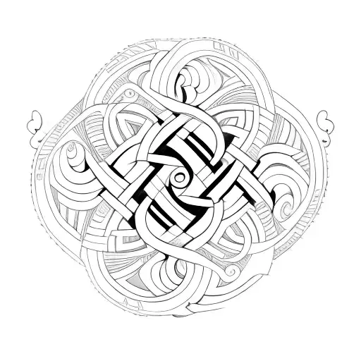 A minimalist tattoo of the word 'Tool' with a spiral pattern around it tattoo design idea