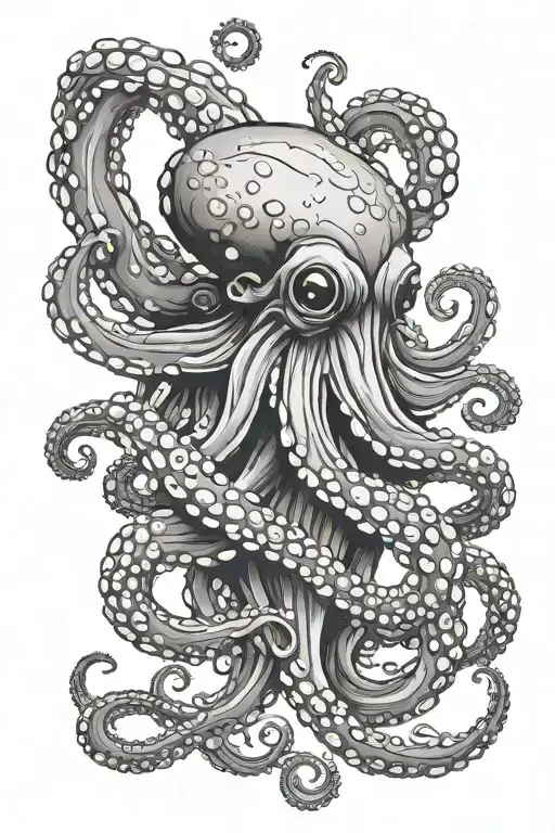 octopus tattoo design idea