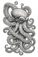 octopus tattoo design idea
