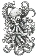 octopus tattoo design idea