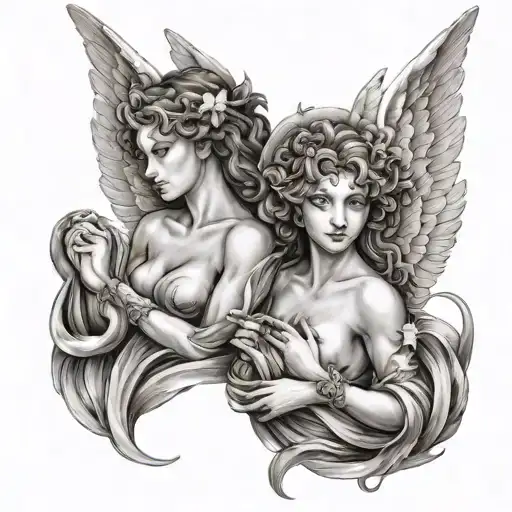 The Angels tattoo design idea