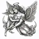 The Angels tattoo design idea