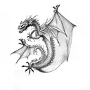 Dragon wraps around forearm, itachi tattoo design idea