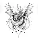 Dragon wraps around forearm, itachi tattoo design idea