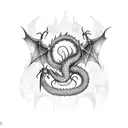 Dragon wraps around forearm, +itachi from Naruto  tattoo design idea