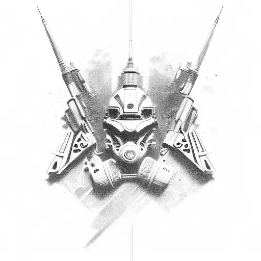 everything is destiny we can not be behind that we can only be in that tattoo design idea