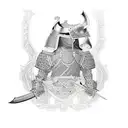 medieval knight tattoo design idea