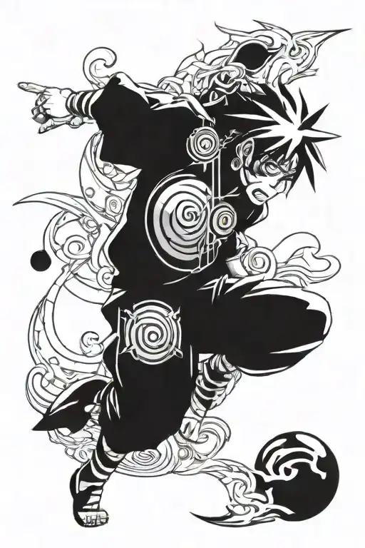 Pain naruto tattoo design idea
