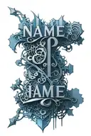 name incorporated tattoo design idea