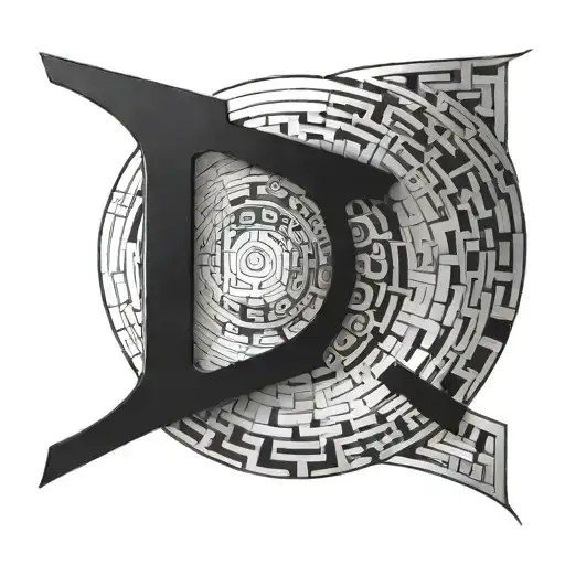 pi symbol geometric fibonacci sequence tattoo design idea