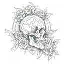 memento mori memento vive tattoo design idea