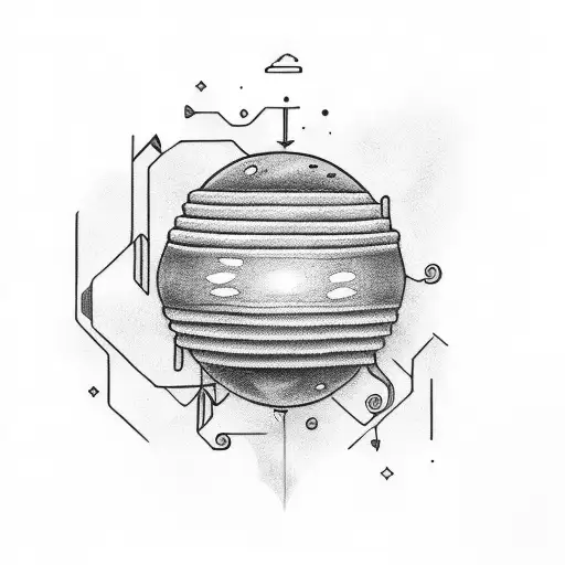 Disc Golf tattoo design idea